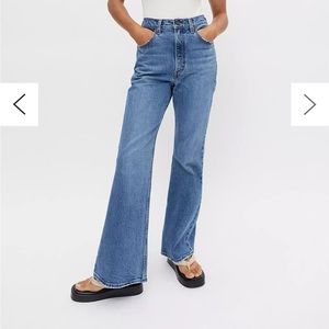 High rise flare Levi’s jeans